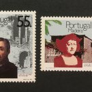 Christopher Columbus Homes MNH Set of 2 Stamps 1998 Madeira #127-8