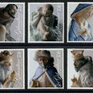 Porcelain Nativity Figurines Christmas 2007 six mnh stamps Gibraltar #1109-14