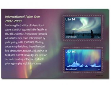 USA International Polar Year souvenir sheet #4123