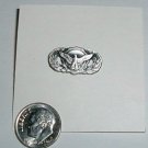 USAF Security Police Qualification Badge rare mini size