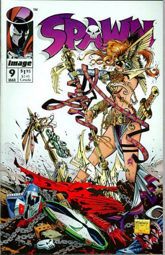 Spawn #9VF-NM Mar 1993 Image Comics Angela