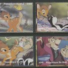 Bambi Set of 4 MNH Stamps 2010 Mali