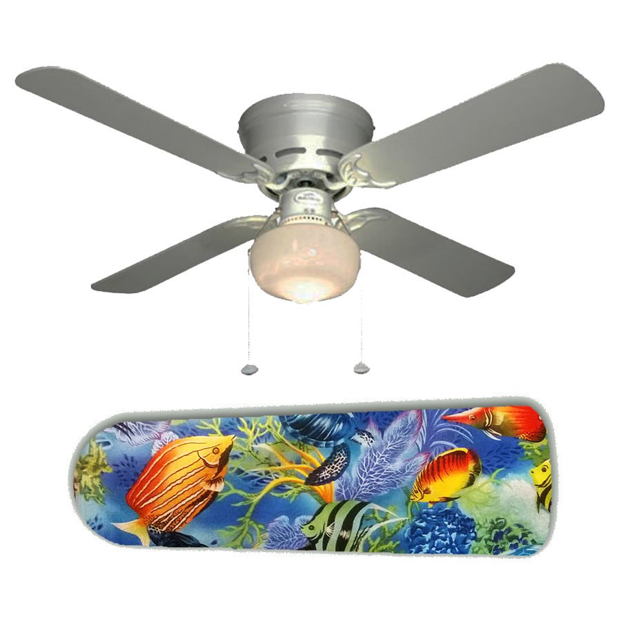 Tropical Fish Ceiling Fan w/Light Kit or Blades Only or Ceiling Lamp
