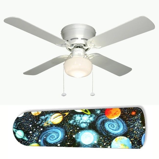 Spaced Out Outer Space Ceiling Fan w/Light Kit or Blades Only or ...