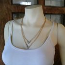 Double Crystal Necklace