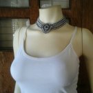 Gray Pearl Choker Necklace