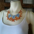 Floral Crystal Necklace
