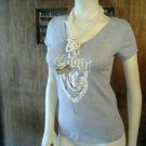 Grey Coogi Tee (V-Neck)