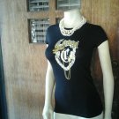 Black Coogi Tee (Scoop Neck)