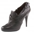 Authentic Miu Miu Sz36 Buckled Black Leather High Heel Bootie/ ankle Boot $650