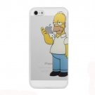 Pictorial Transparent White Thin Creative Apple iPhone 5/ 5S Fitted Case