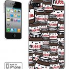 Nutella Background White Hard Back Case Protection Cover for iPhone 4/4S