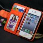 ~~~ Magnetic Wallet PU Leather Case with Photo Frame & Kickstand for iPhone 5 5S