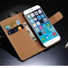 ~~~ Genuine Leather Wallet with Card Holder and Kickstand Case For iPhone 6