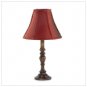 BURGUNDY SHADE TABLE LAMP  35722