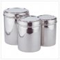 3 PC Stainless Steel Canister Set 35350