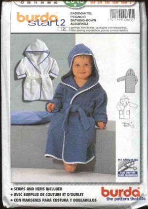 Monkey See, Monkey Do!: ChildРІР‚в„ўs Bathrobe Tutorial