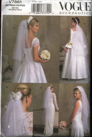 V8374 | Bridal Veils | Accessories | Vogue Patterns