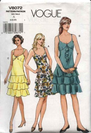 Simplicity 5895 Vintage Sewing Pattern Misses Fitted Sundress Size
