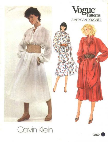 Vogue Sewing Pattern 2862 V2862 Misses Size 10 Calvin Klein American ...