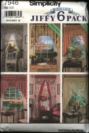 Window Treatments Curtain Panels Sewing Pattern 4497 Simplicity