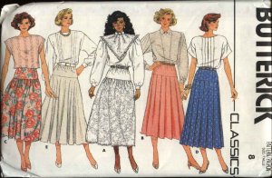 gathered flared skirt pattern