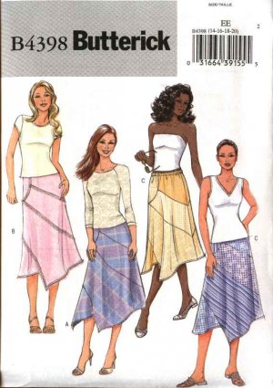 Butterick Sewing Pattern 4398 Misses Sizes 14-16-18-20 Easy ...