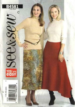 EASY SEWING PATTERN - A-LINE SKIRT Great British Sewing Bee
