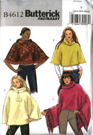 Butterick Sewing Pattern 4612 B4612 Misses Size 4-14 Easy Collar Hooded ...