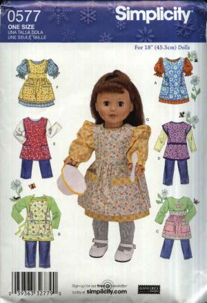 Simply Grace Designs: My Friend Dolls Apron and Dress Pattern