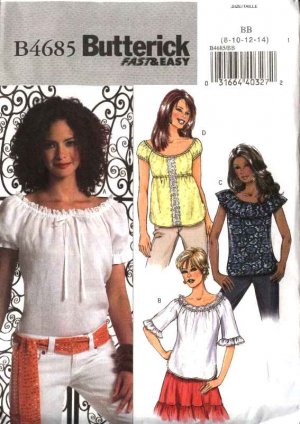 Butterick 4526 Sz 6 8 10 12 SWIMWEAR BATHING SUIT Sewing Pattern