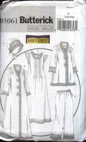 Butterick Pattern 6630 Historical Fancy Dress Costume Jane Austen