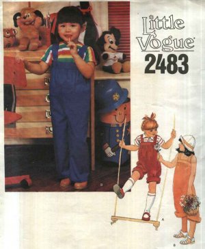 M6592 | Toddlers'/Children's Overalls | Fall 2012 Sewing Patterns