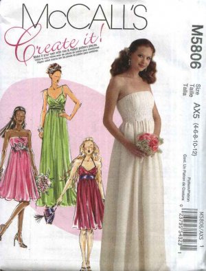 Patterns for Wedding Dresses and Gowns - Discount Fabric for