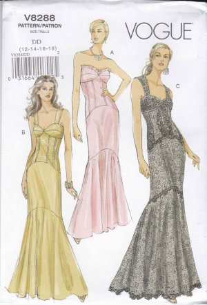 BODICE EVENING GOWN PATTERN » Patterns Gallery