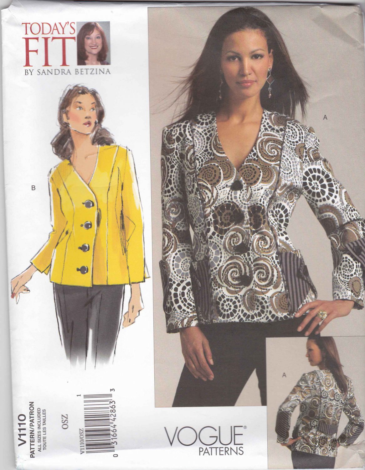 Vogue Sewing Pattern 1110 Misses'/Women's Plus Size 10-32W Princess ...