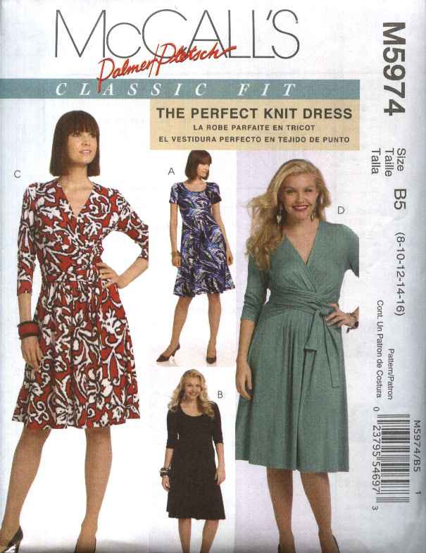 McCall’s Sewing Pattern 5974 M5974 Womens Plus Size 18W-24W Classic Fit ...