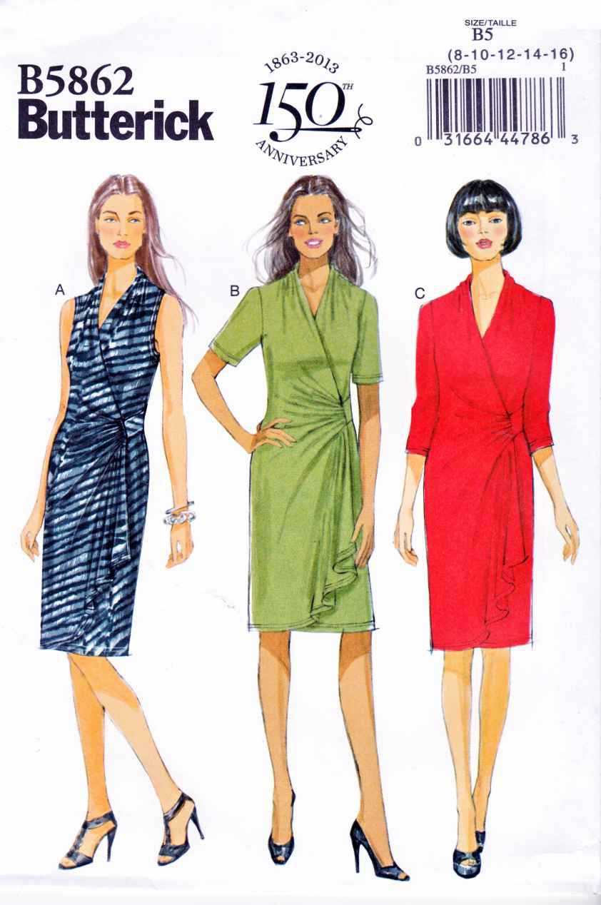 Butterick Sewing Pattern 5862 B5862 Womens Plus Size 18W-24W Pullover ...