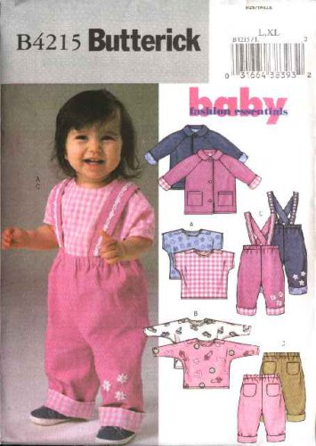 Butterick Sewing Pattern 4215 Baby Infants Size 8-21 lbs. Jacket Knit ...