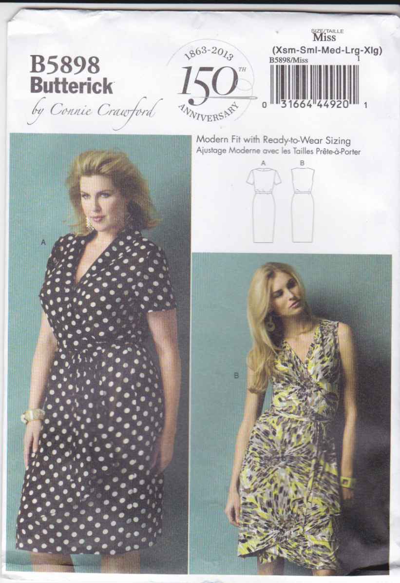 Butterick Sewing Pattern 5898 Women's Plus Sizes 18W-44W Connie ...