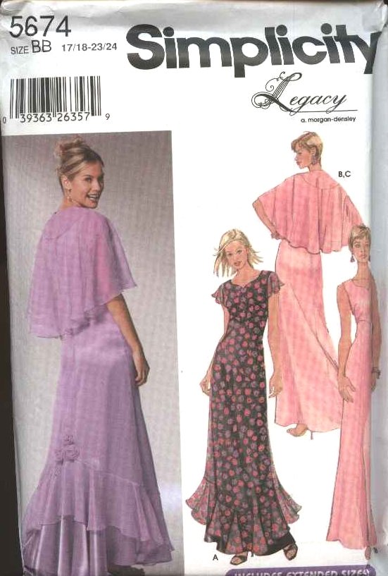 Simplicity Sewing Pattern  5674 Junior  Sizes 7 8 15 16 