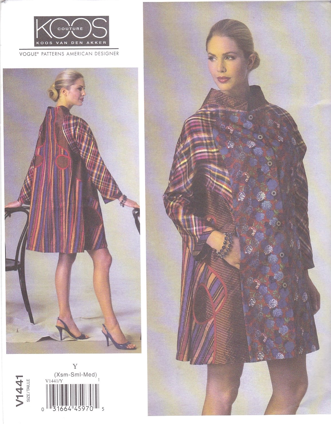 Vogue Sewing Pattern 1441 V1441 Misses Size 16-26 Koos Van Den Akker ...
