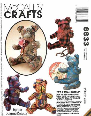 mccalls memory bear pattern