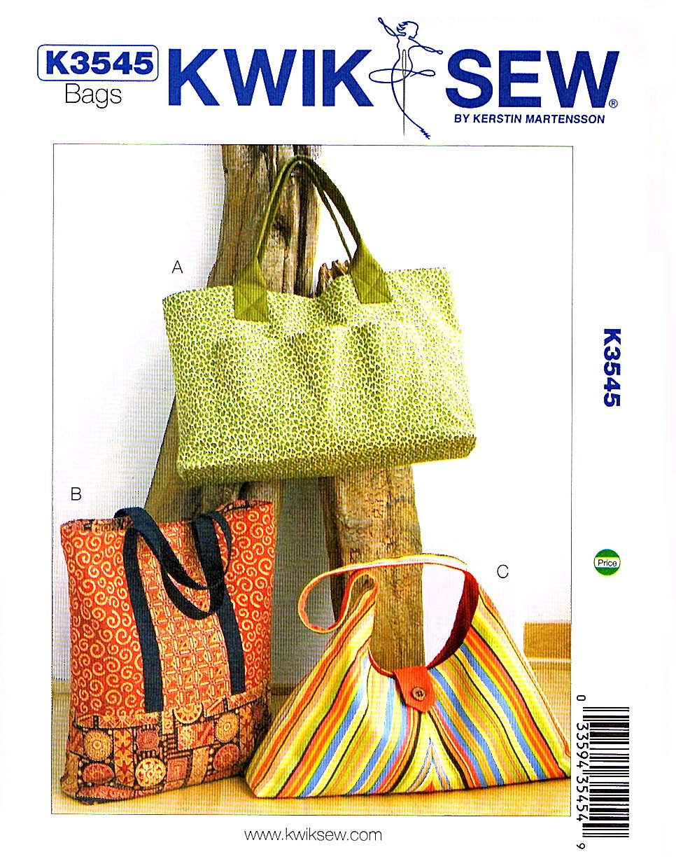 Kwik Sew Sling Bag Sewing Pattern 2020 Uncut