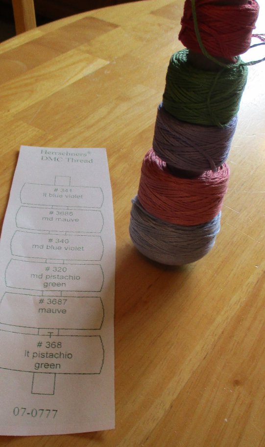 Herrschners 070777 DMC Embroidery Floss Cone 6 Colors