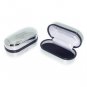Engraved L Plate Silver Plated Round Just Married Cufflinks Gift for Groom Wedding Day