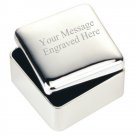 Engraved Square Jewellery Box