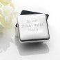 Engraved Square Jewellery Box
