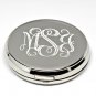 PERSONALISED ROUND ELEGANT HANDBAG MIRROR