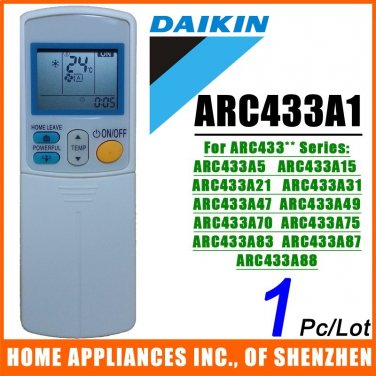 DAIKIN Split & Portable Air Conditioner Remote Control ARC433A1 ARC433A75 ARC433A83 ARC433** Series